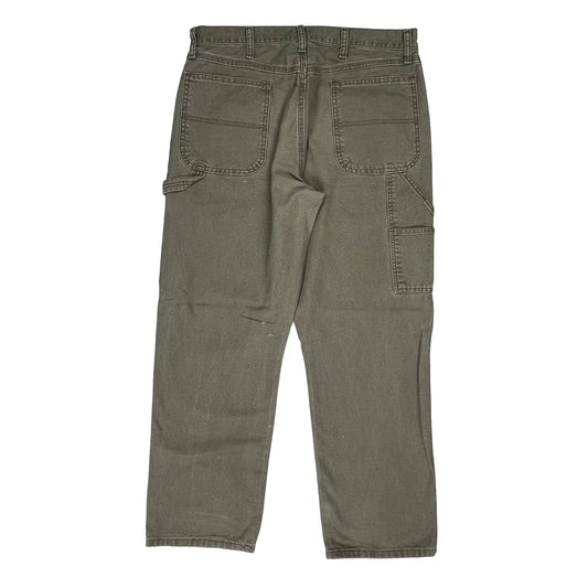 Dickies Carpenter Trousers - 36W 31L Grey Cotton