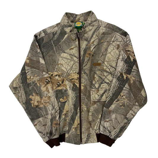 Cabelas Bomber Jacket - XL Camo Cotton Blend