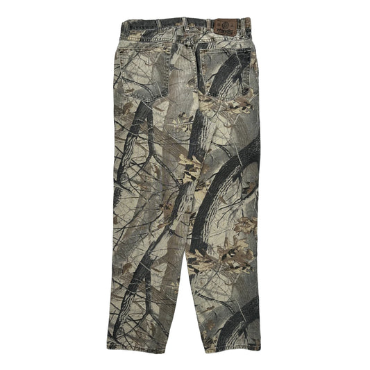 Wrangler Camo Trousers - 32W 29L Camo Cotton