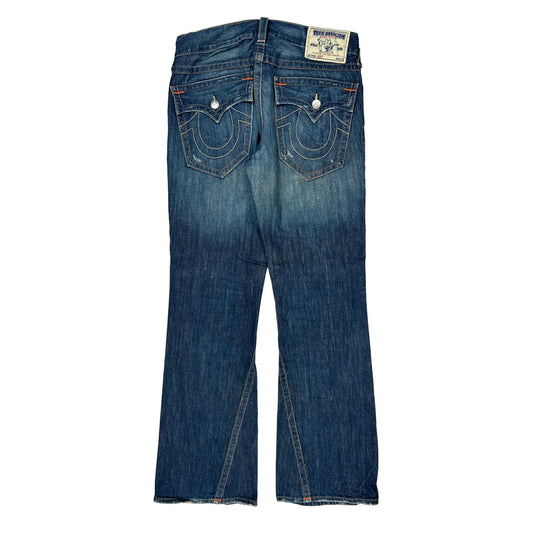True Religion Boot Cut Jeans - 32W 32L Blue Cotton