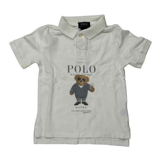 Age 5 Polo By Ralph Lauren Polo Shirt - Small White Cotton