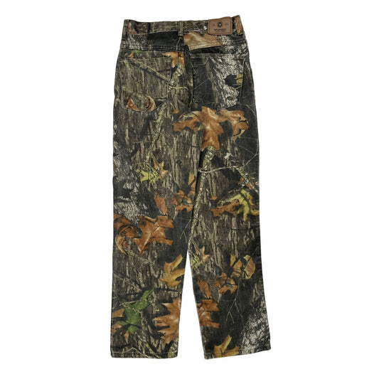 Wrangler Camo Jeans - 26W UK 6 Green Cotton
