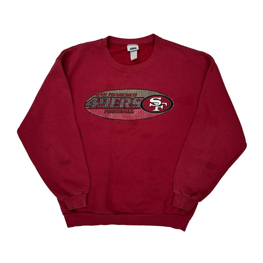 49Ers Csa Football Sweatshirt - Medium Red Cotton