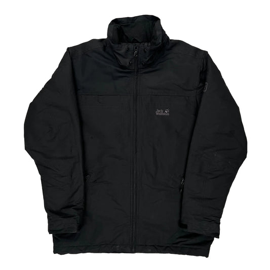 Jack Wolfskin Jacket - Large Black Polyester
