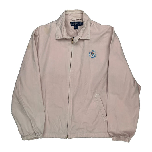 Ralph Lauren Harrington Jacket - Large Pink Cotton