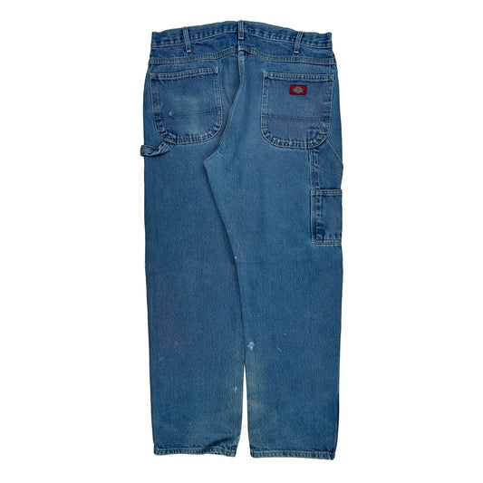 Dickies Carpenter Jeans - 36W 32L Blue Cotton