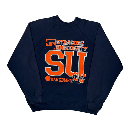 Made In USA Unbranded Orangemen Sweatshirt - Large Navy Cotton