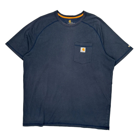 Carhartt T-Shirt - XL Navy Cotton