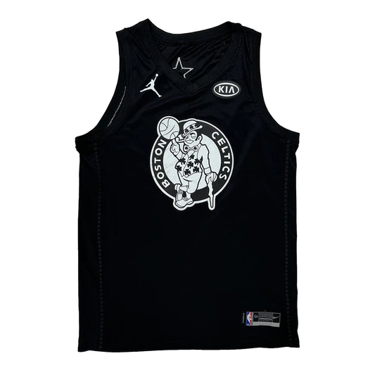 Vintage Boston Celtics Nike Kyrie Irving Jersey - 2XL Black Polyester