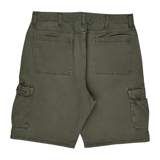 Wrangler Cargo Shorts - 34W 10L Khaki Cotton