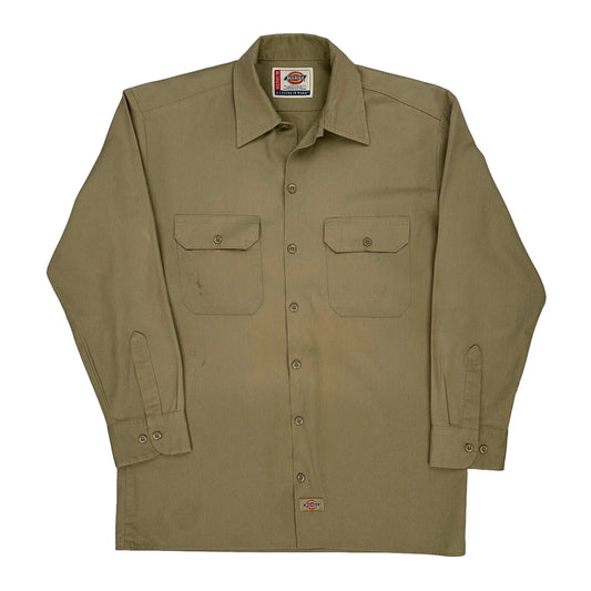 Dickies Shirt - Medium Beige Polyester Blend