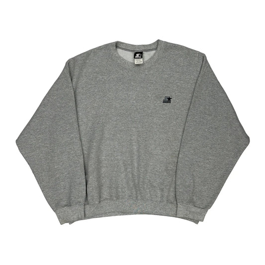 Starter Sweatshirt - XL Grey Cotton Blend