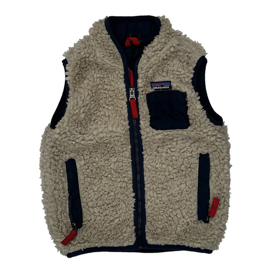 Age 3 Patagonia Gilet - 3XS Cream Polyester
