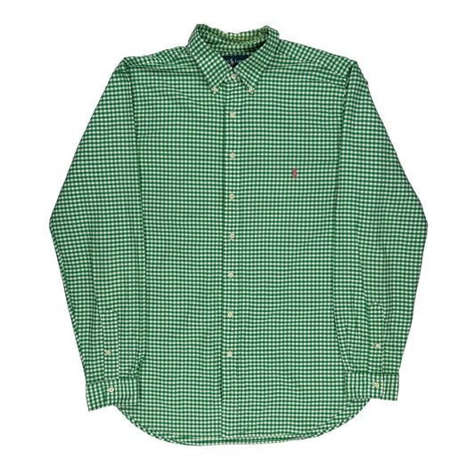 Ralph Lauren Checked Shirt - XL Green Cotton