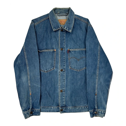 Levis Denim Jacket - Large Blue Denim