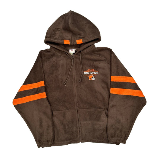 Browns Nfl Football Hoodie - XL Orange Polyester