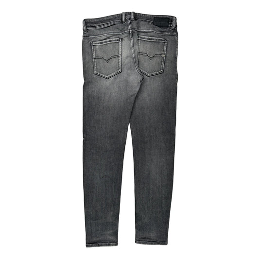 Diesel Skinny Fit Jeans - 34W UK 12 Grey Denim