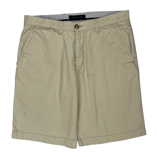 Tommy Hilfiger Chino Shorts - 33W 10L Beige Cotton