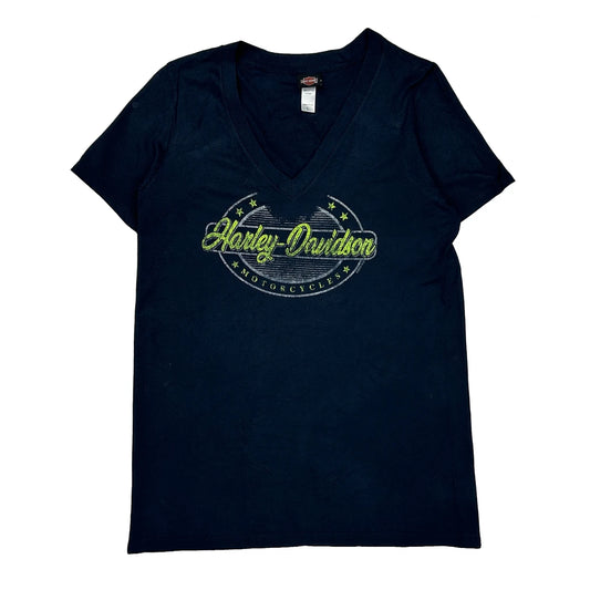 Chimney Rock Harley Davidson T-Shirt - Large Black Cotton