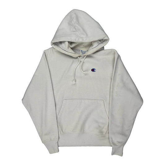 Reverse Weave Champion Hoodie - Medium White Cotton