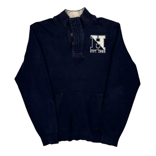 Tommy Hilfiger College Sweatshirt - XS Navy Cotton