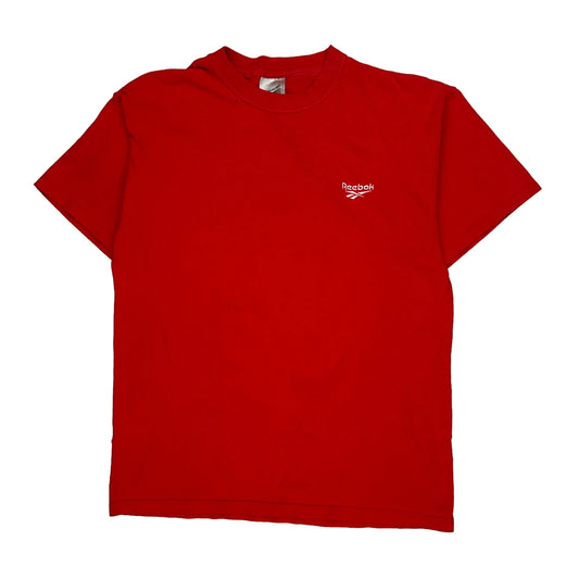 Reebok T-Shirt - XL Red Cotton