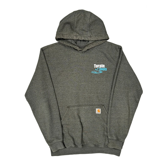 Turpin Pools And Landscape Carhartt Hoodie - Medium Grey Cotton