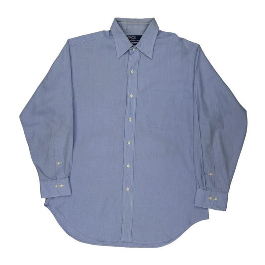 Polo By Ralph Lauren Shirt - Large Blue Cotton