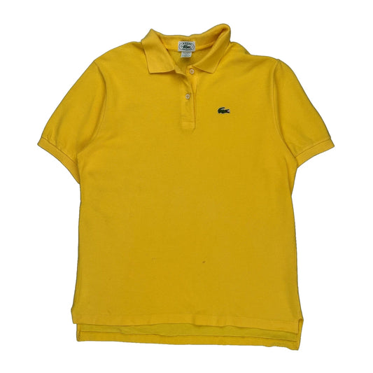 Lacoste Polo Shirt - Large Yellow Cotton