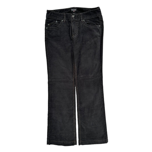 Ralph Lauren Cord Trousers - 34″ Waist Black Cotton Blend