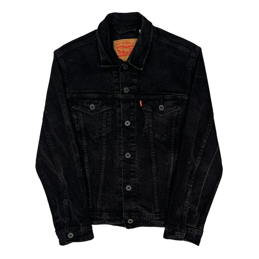 Vintage Levis Denim Jacket - Small Black Denim