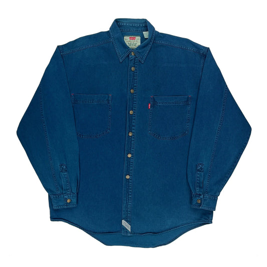 Levis Denim Shirt - Large Blue Cotton