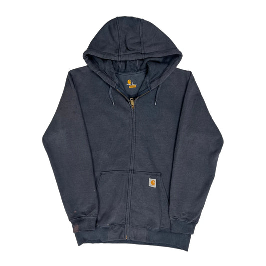 Original Fit Carhartt Full Zip Hoodie - Medium Black Cotton