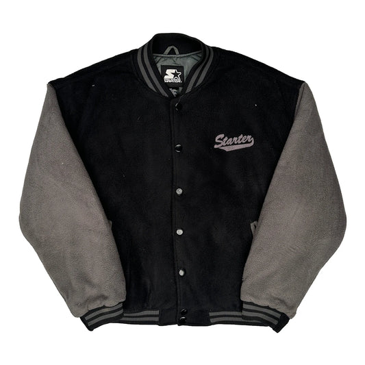 Starter Varsity Jacket - Medium Black Polyester