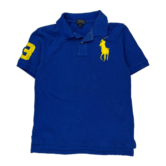 Age 11-13 Polo By Ralph Lauren Polo Shirt - Large Blue Cotton