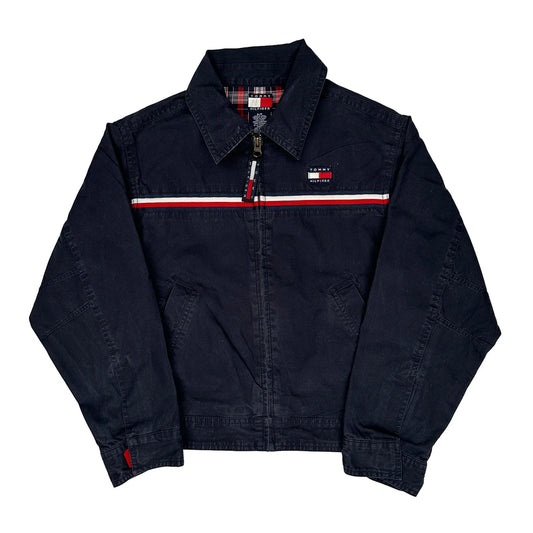 Vintage Age 6-7 Tommy Hilfiger Jacket - Small Navy Cotton