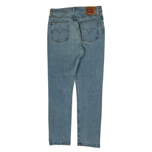 501 Levis Jeans - 30W 27L Light Wash Cotton