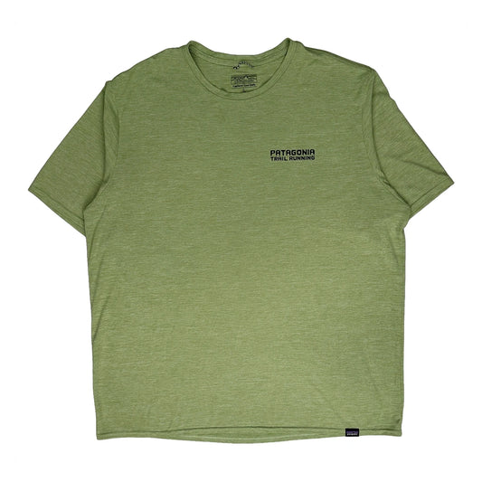 Patagonia T-Shirt - Large Green Polyester