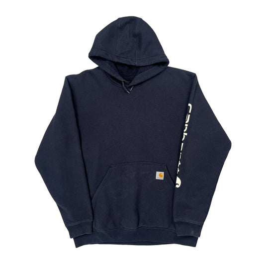 Carhartt Hoodie - Large Navy Cotton