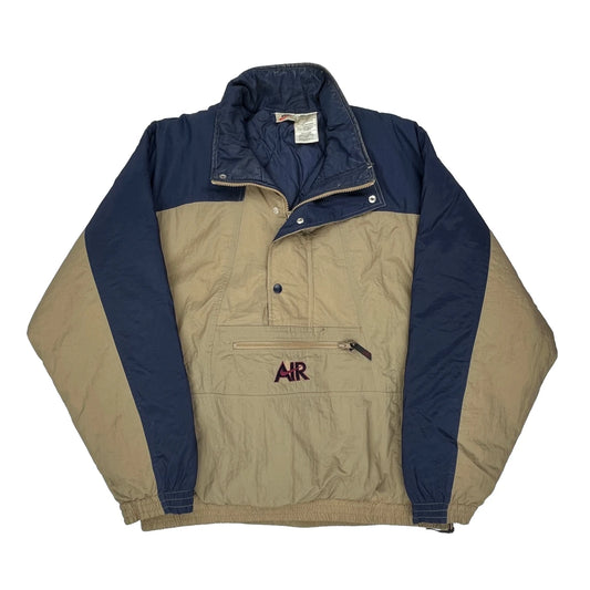 Nike Jacket - Large Beige Nylon