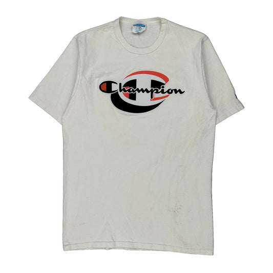 Champion T-Shirt - Large White Cotton