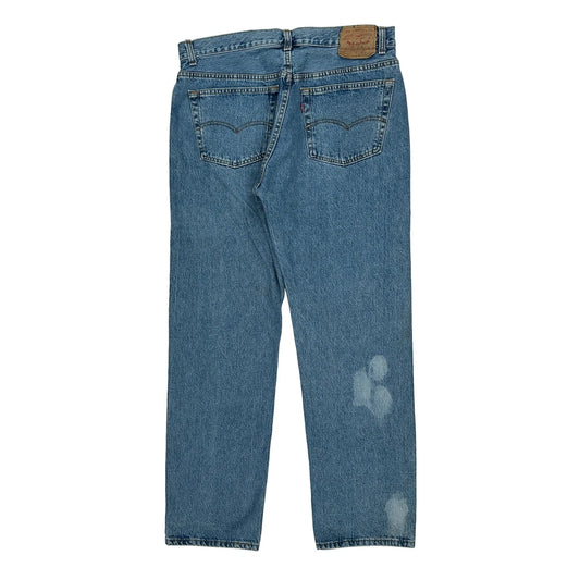 501 Levis Jeans - 35W 31L Blue Cotton