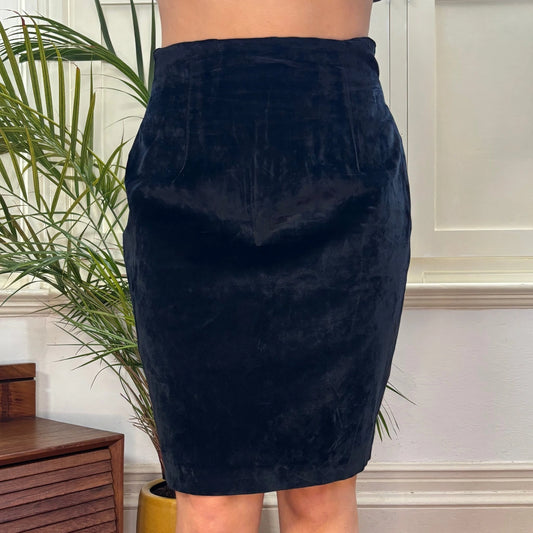 Vintage black Unbranded Mini Skirt - womens 26" waist