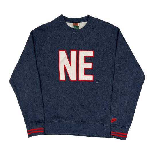 Nike Football Sweatshirt - XL Blue Cotton