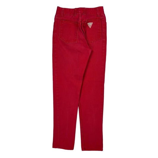 Guess Jeans - 24W UK 4 Red Cotton