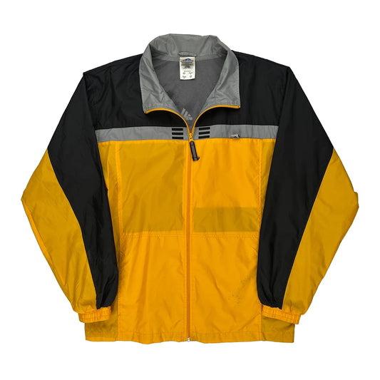 Adidas Windbreaker - Large Yellow Polyester