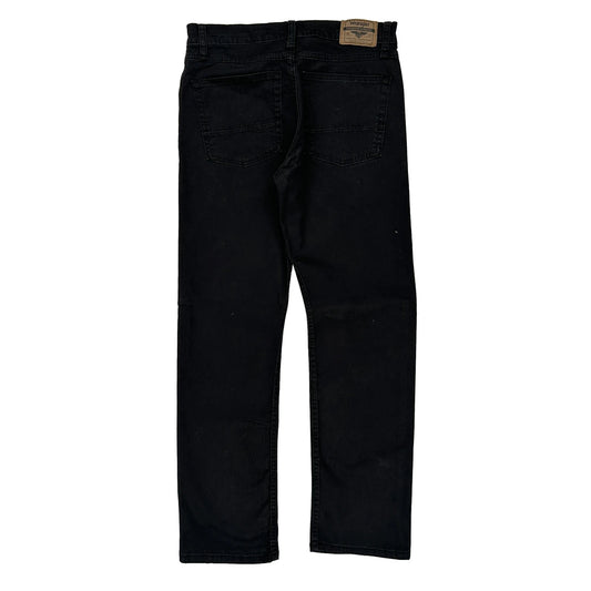 Wrangler Jeans - 30W 29L Black Cotton