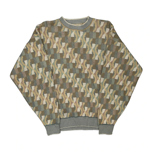 Crossings Jumper - Medium Multicoloured Cotton