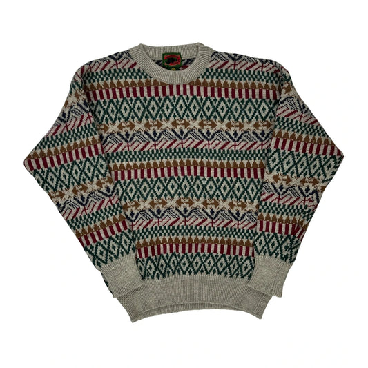 Boston Traders Jumper - Medium Multicoloured Wool