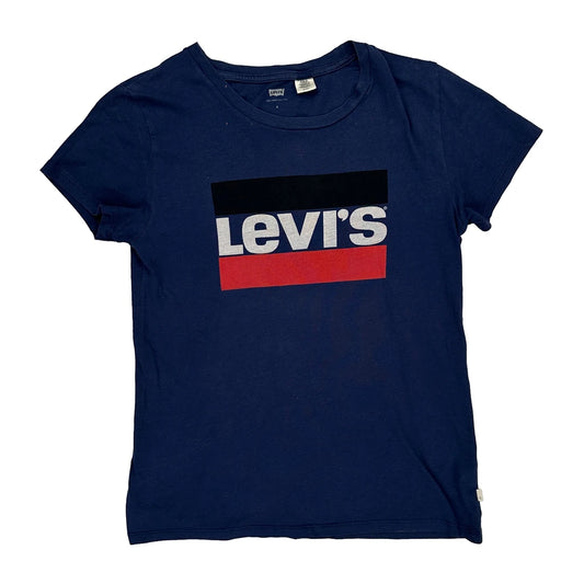 Levis Graphic T-Shirt - Small Blue Cotton
